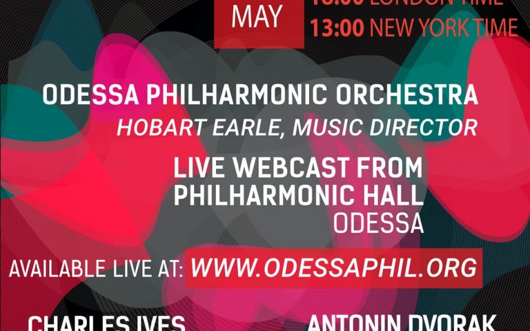 Live Webcast Hobart Earle / OPO May 31, 2020